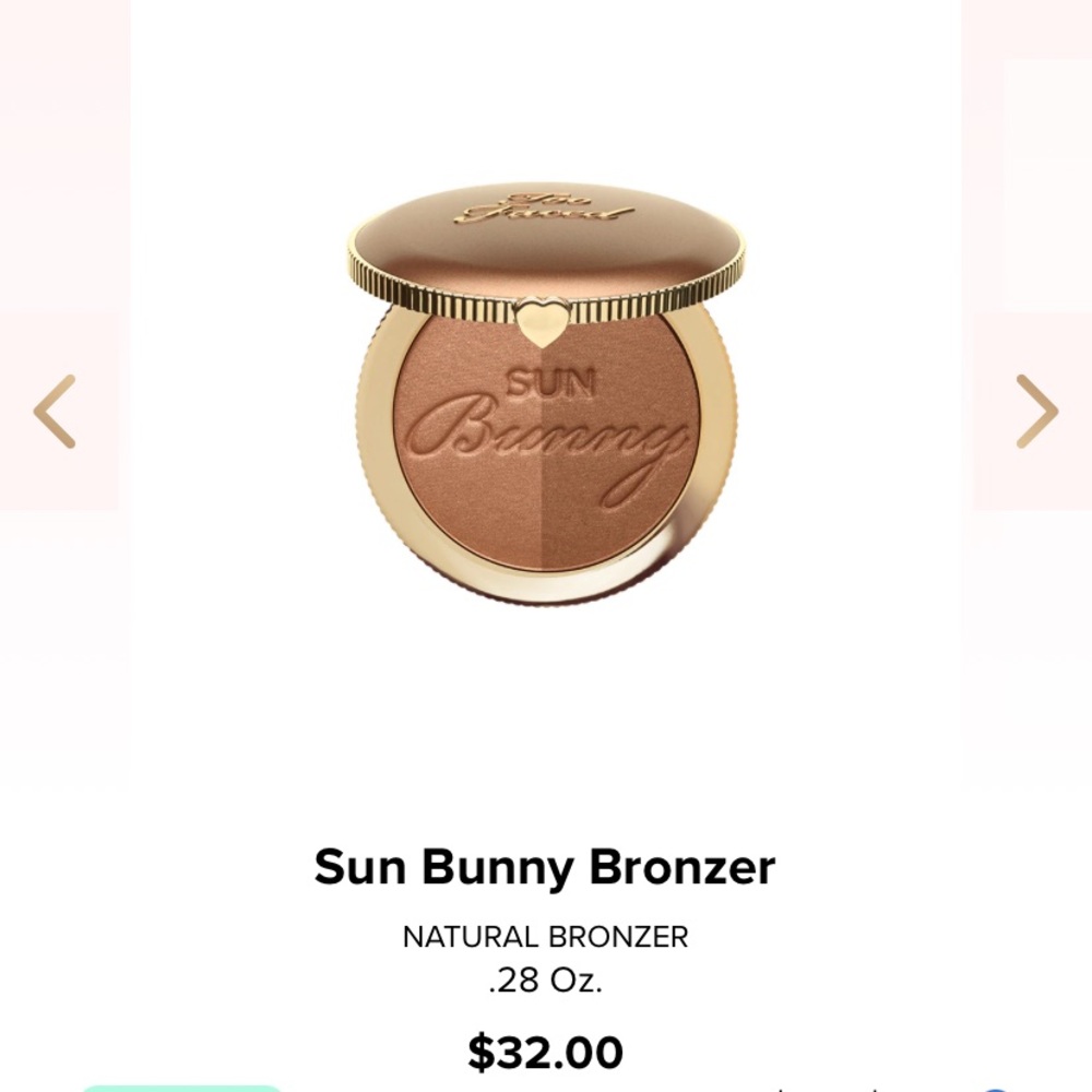 Too Faced Sun Bunny Bronzer